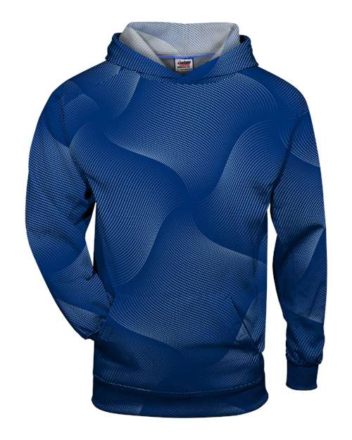 Badger Youth Warp Hooded Long Sleeve T-Shirt