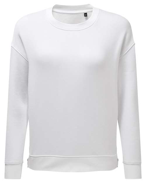 TriDri Women's Billie Side-Zip Crewneck Sweatshirt