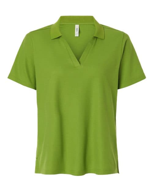 CORE365 Women's Resolve CVC Performance Pique Polo in Acid Green
