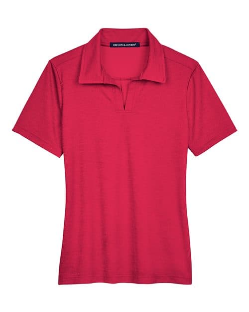 Devon & Jones Women's CrownLux Performance® Address Melange Polo