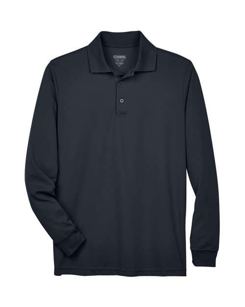 CORE365 Men's Pinnacle Performance Long Sleeve Piqué Polo