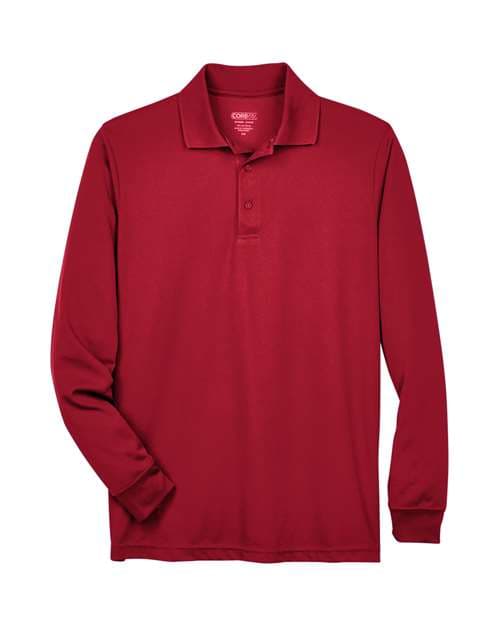 CORE365 Men's Pinnacle Performance Long Sleeve Piqué Polo