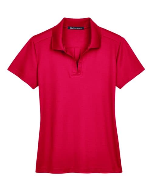 Devon & Jones Women's CrownLux Performance® Plaited Polo