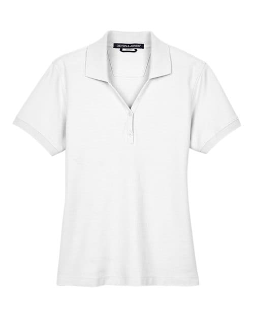 Devon & Jones Women's Pima Piqué Polo