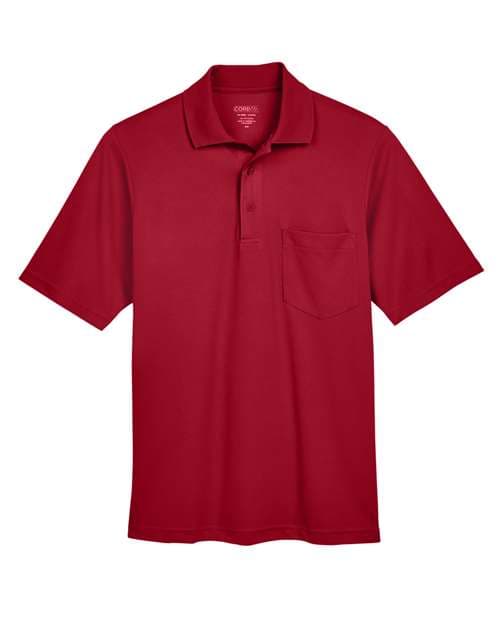 CORE365 Men's Origin Performance Piqué Polo with Pocket