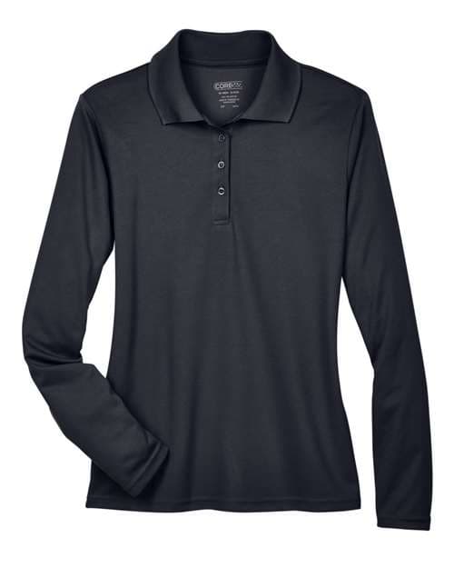 CORE365 Women's Pinnacle Performance Long Sleeve Piqué Polo