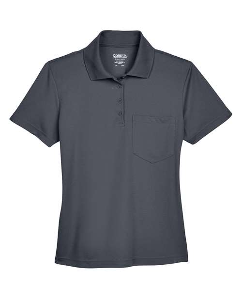 CORE365 Women's Origin Performance Piqué Polo with Pocket