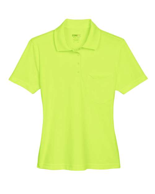 CORE365 Women's Origin Performance Piqué Polo with Pocket
