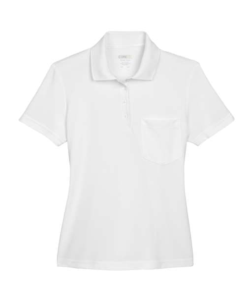 CORE365 Women's Origin Performance Piqué Polo with Pocket