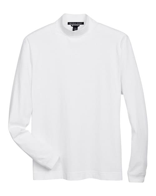 Devon & Jones Unisex Sueded Jersey Mock Neck T-Shirt