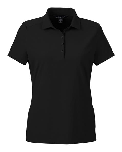 Devon & Jones Women's CrownLux Performance® Windsor Welded Polo in Black