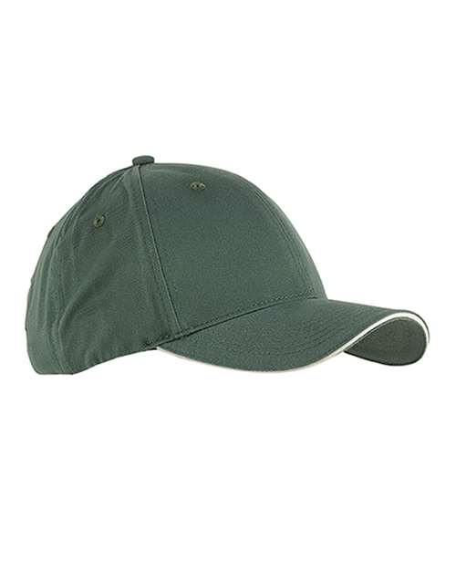 Big Accessories Brushed Twill Sandwich Cap