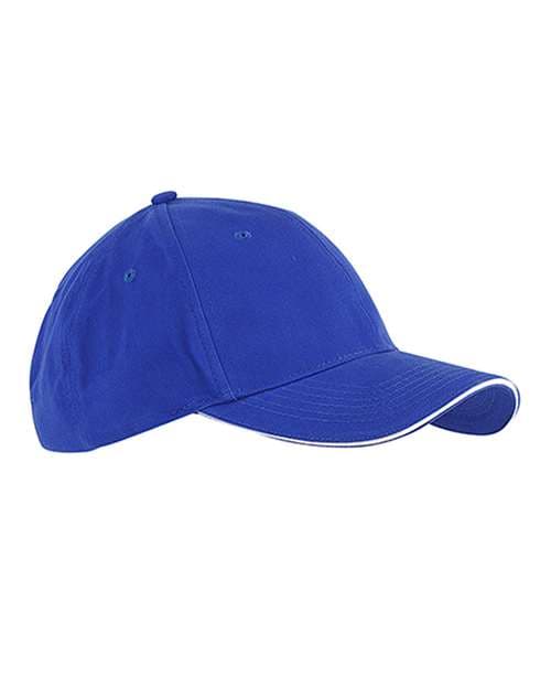 Big Accessories Brushed Twill Sandwich Cap