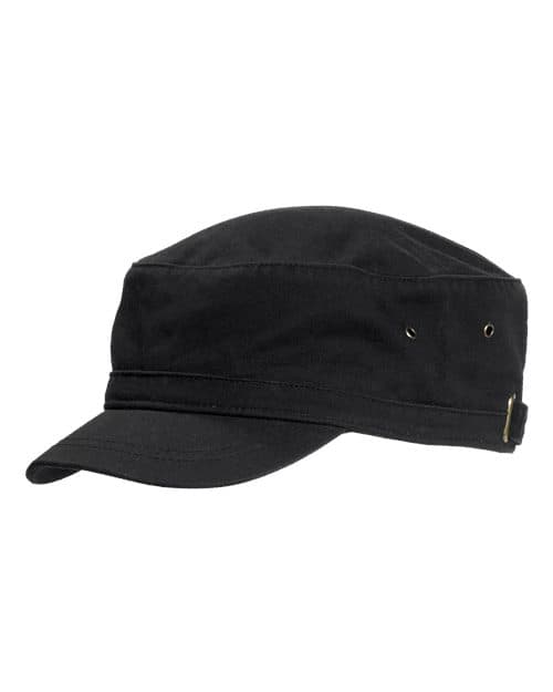 Big Accessories Cadet Cap in Black