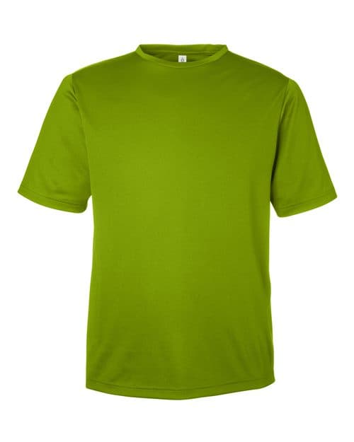 Team 365 Men's Zone Performance Mesh T-Shirt in Acid Green