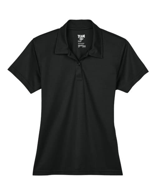Team 365 Women's Command Snag Protection Polo in Black