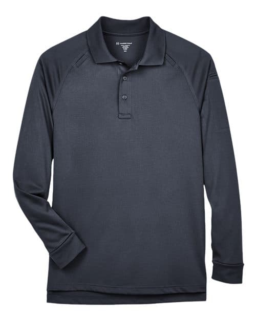 Harriton Men's Advantage Long Sleeve Tactical Polo