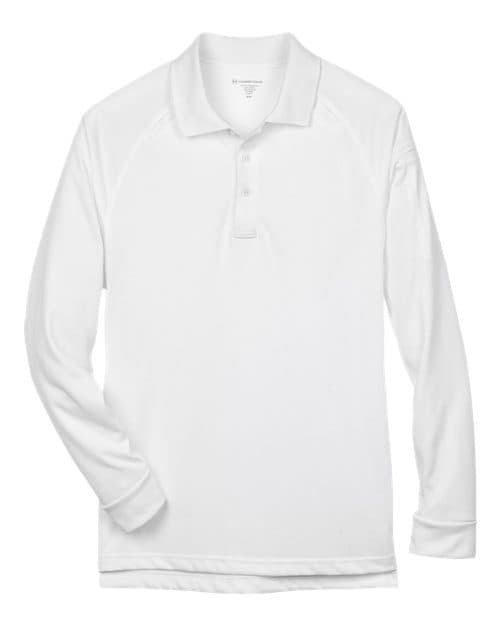 Harriton Men's Advantage Long Sleeve Tactical Polo