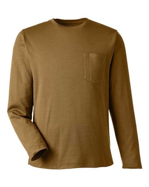 Harriton Unisex Charge Snag and Soil Protect Long Sleeve T-Shirt