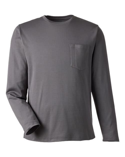 Harriton Unisex Charge Snag and Soil Protect Long Sleeve T-Shirt