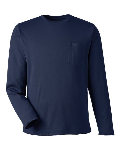 Harriton Unisex Charge Snag and Soil Protect Long Sleeve T-Shirt