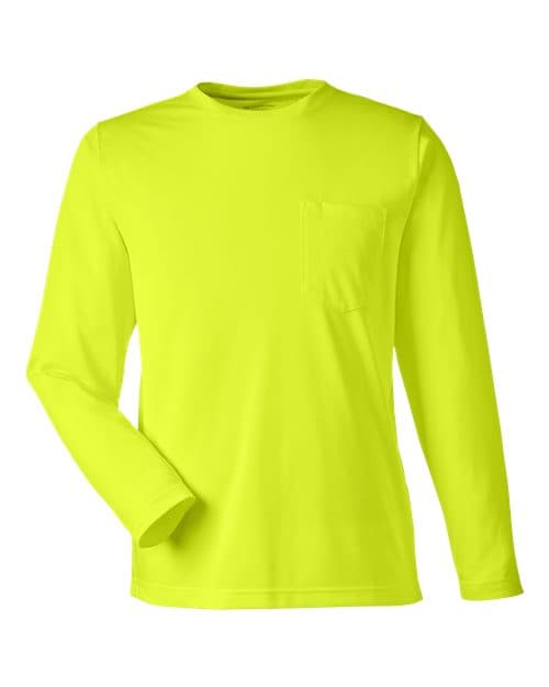 Harriton Unisex Charge Snag and Soil Protect Long Sleeve T-Shirt