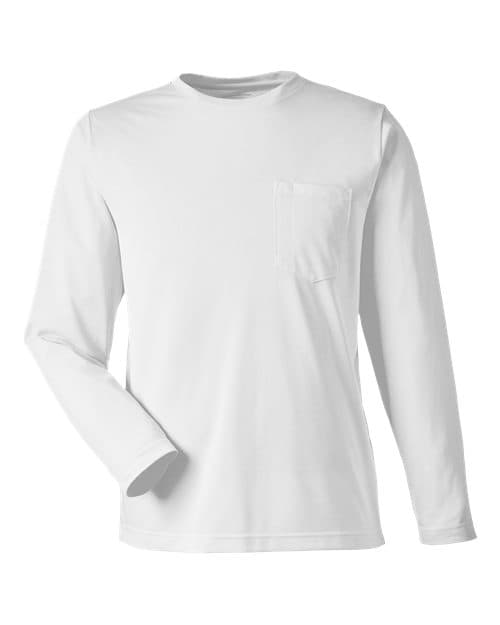 Harriton Unisex Charge Snag and Soil Protect Long Sleeve T-Shirt