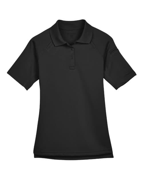 Harriton Women's Advantage Tactical Polo in Black