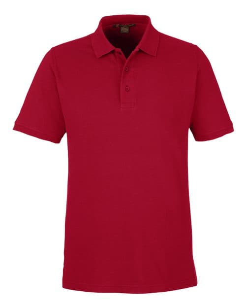 Harriton Men's Valiant Cotton Snag Protect Polo