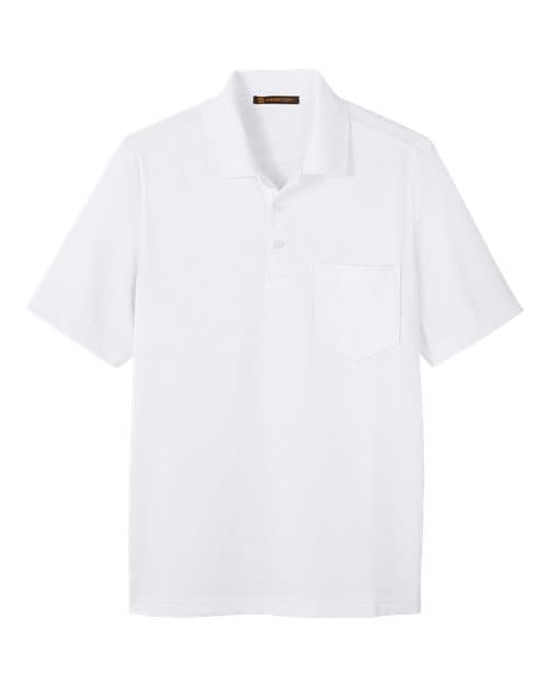 Harriton Men's Advantage Snag Protection Plus IL Pocket Polo