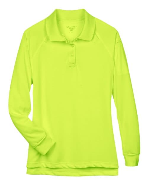Harriton Women's Advantage Long Sleeve Tactical Polo