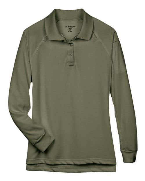 Harriton Women's Advantage Long Sleeve Tactical Polo