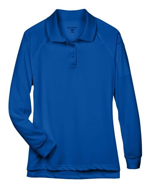 Harriton Women's Advantage Long Sleeve Tactical Polo