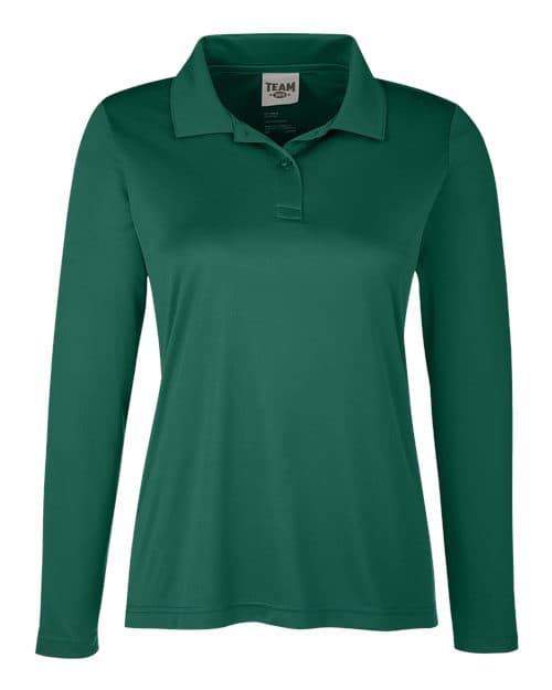 Team 365 Women's Zone Performance Long Sleeve Polo