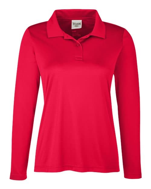 Team 365 Women's Zone Performance Long Sleeve Polo