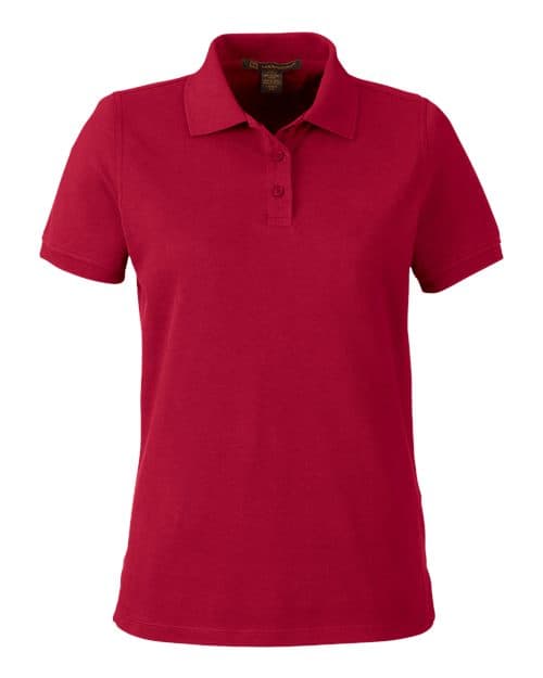 Harriton Women's Valiant Cotton Snag Protect Polo
