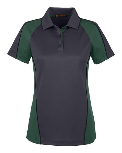 Harriton Women's Advantage Snag Protection Plus IL Colorblock Polo