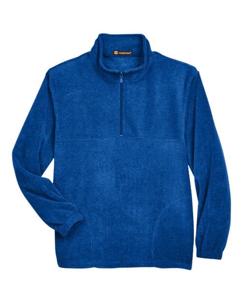 Harriton Men's Fleece Quarter-Zip Pullover