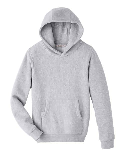 Team 365 Youth Zone HydroSport™ Heavyweight Hooded Sweatshirt in Athletic Heather