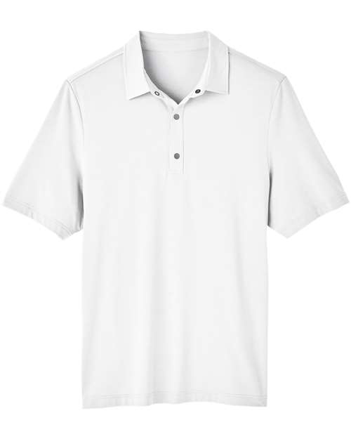North End Men's JAQ Snap-Up Stretch Performance Polo
