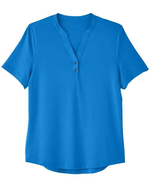 North End Women's JAQ Snap-Up Stretch Performance Polo