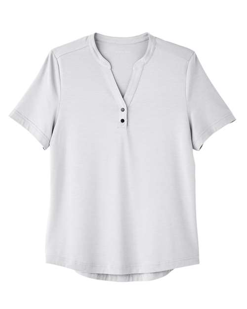 North End Women's JAQ Snap-Up Stretch Performance Polo