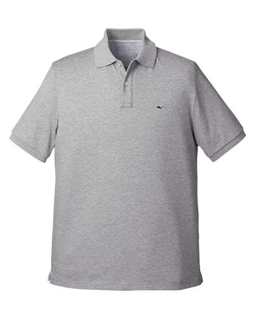 vineyard vines Men's Edgartown Pique Polo in Barracuda