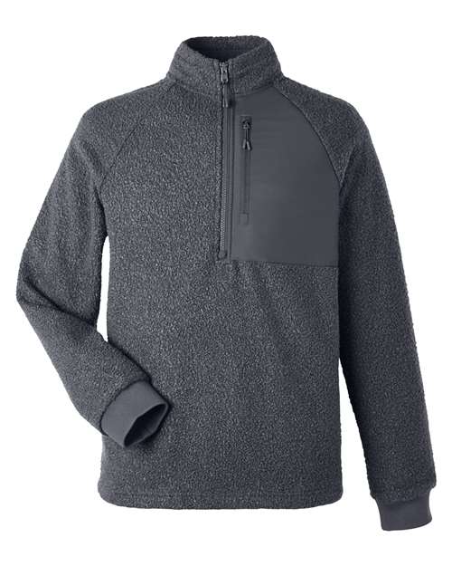 North End Men's Aura Sweater Fleece Quarter-Zip Pullover