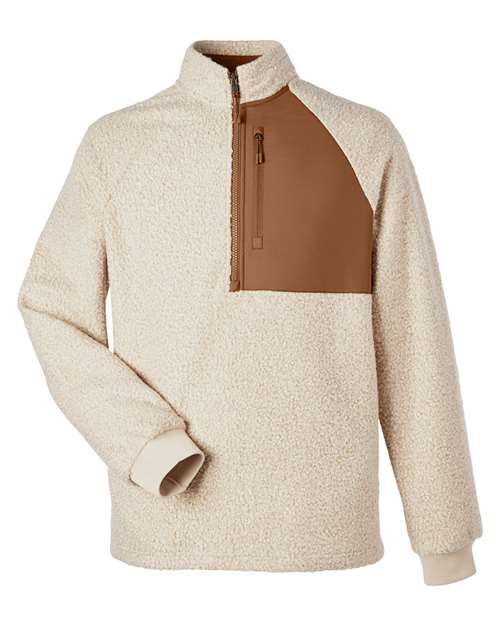 North End Men's Aura Sweater Fleece Quarter-Zip Pullover