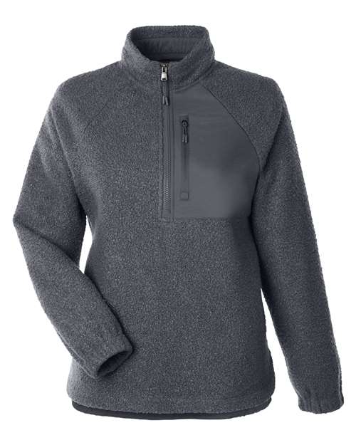 North End Women's Aura Sweater Fleece Quarter-Zip Pullover