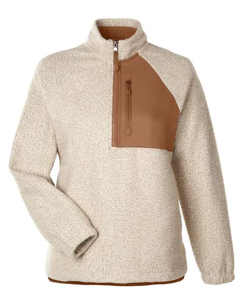 North End Women's Aura Sweater Fleece Quarter-Zip Pullover