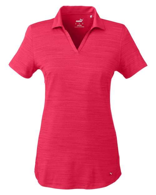 Puma Golf Women's Cloudspun Free V-neck Polo