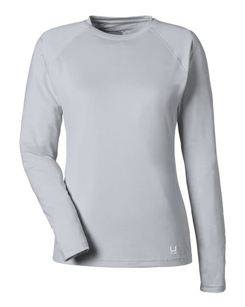 HUK Women's LoPro Pursuit Long Sleeve T-Shirt in Harbor Mist