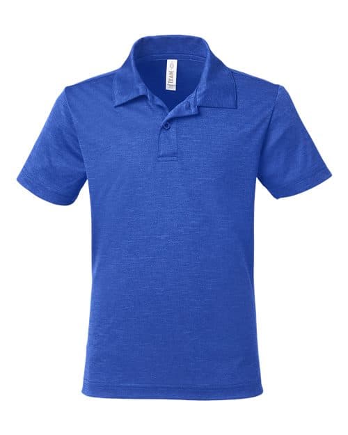 Team 365 Youth Zone Sonic Heather Performance Polo